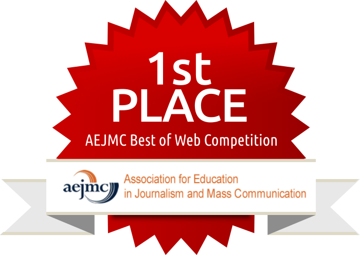 AEJMC Web Competition badge